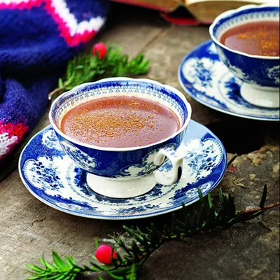 Hot Chocolate with Cinnamon and Black Pepper